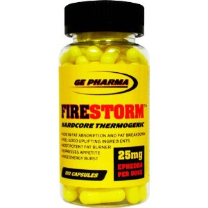 Firestorm 25 mg Ephedra 100 caps